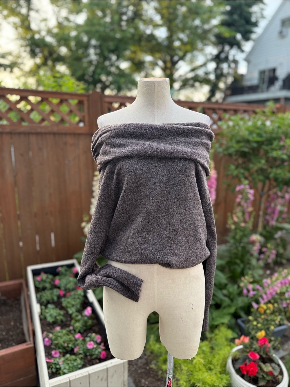 Quality thick Primark Off Shoulder Sweater Size M